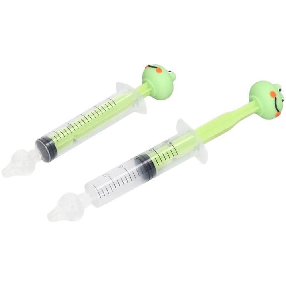 2 Siringhe Per Lavaggi Nasali Bambini - Ranocchia, Verde - Foto 2
