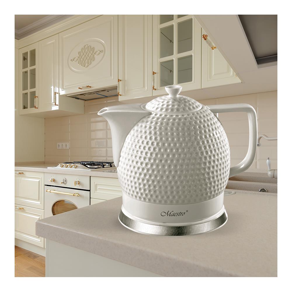 Bollitore Elettrico MR067 Capacità 1,5 L Potenza 1200 W Colore Bianco - Foto 2