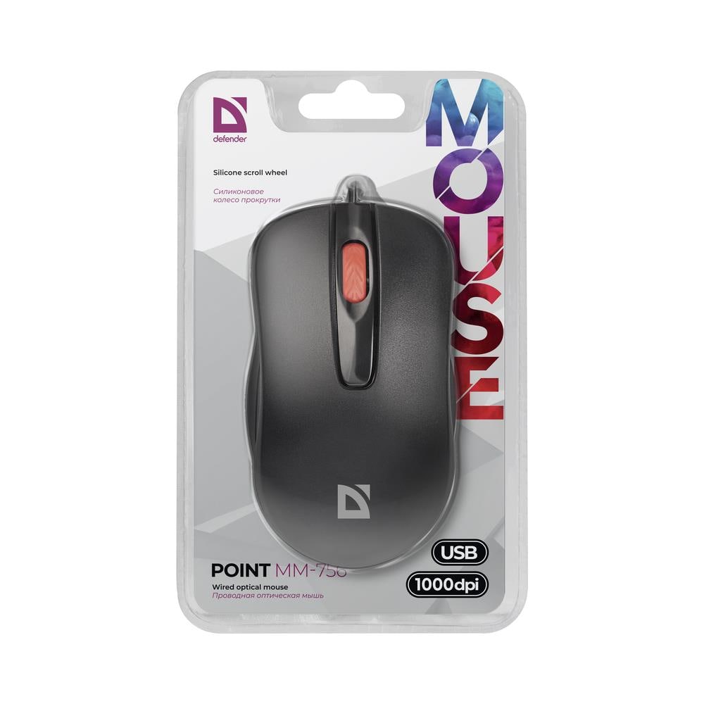POINT MM-756 mouse Ufficio Ambidestro USB tipo A Ottico 1000 DPI - Foto 5