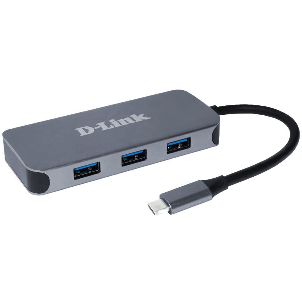Hub Multiporta DUB-2335 USB-C (USB 3.2 2a generazione) con 6 porte Colore Antracite - Foto 1
