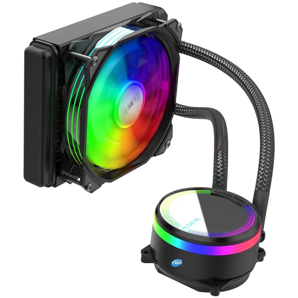 Dissipatore CPU a Liquido Max 120 per Socket 775/115x / 1366/2011/2066/1200 e Socket FM1/AM2/AM2+ /AM3/AM4 - Foto 1