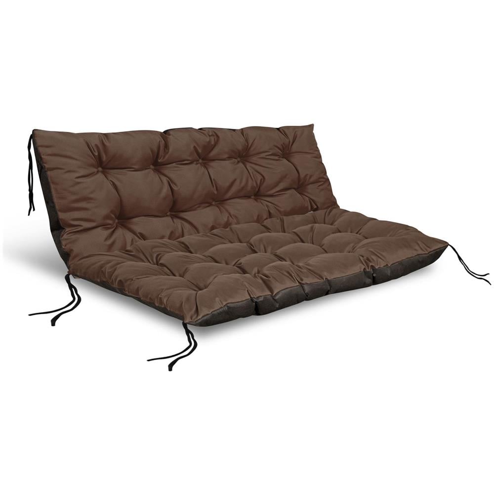 Set di cuscini da giardino impermeabili marroni 120x80 cm - Foto 1