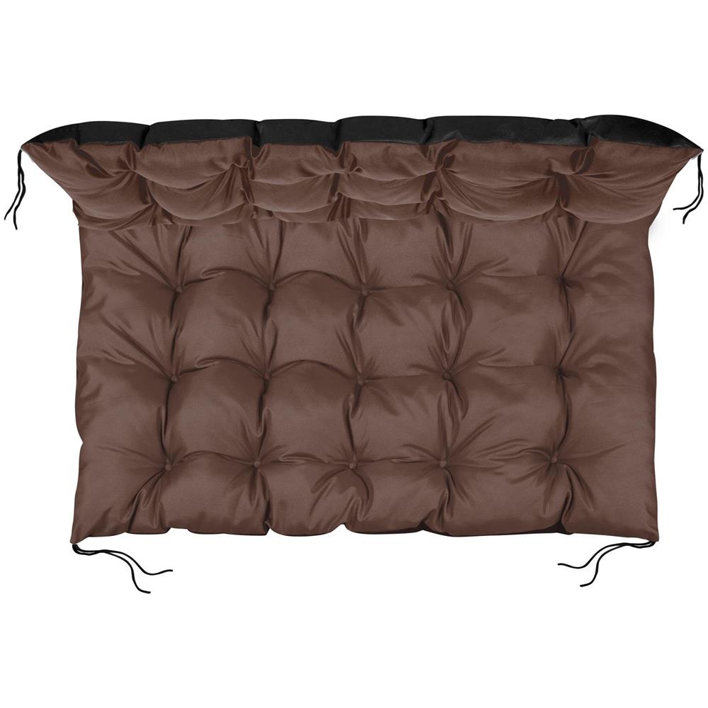 Set di cuscini da giardino impermeabili marroni 120x80 cm - Foto 2
