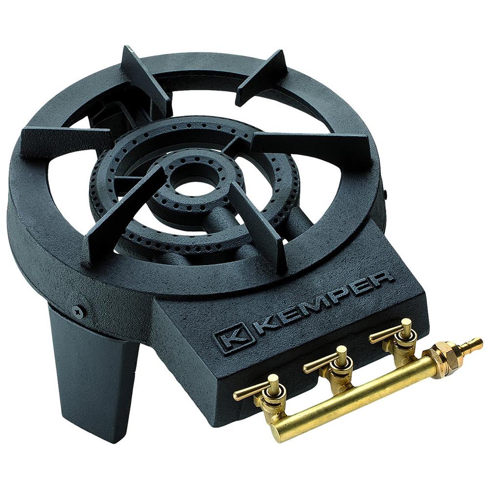 Fornellone In Ghisa 3 Rubinetti Doppio Bruciatore - Foto 4