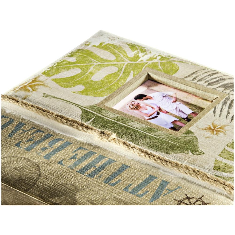 Leaves Carta Verde, Multicolore, Avena album fotografico e portalistino - Foto 2