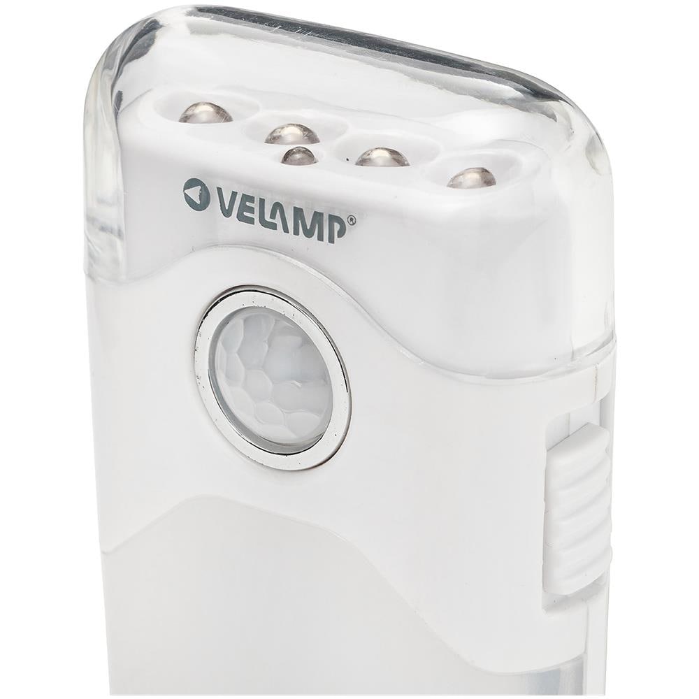 Punto Luce Con Pir + Luce Anti Black Out + Torcia Led Spina Orizzontale Europea - Foto 2