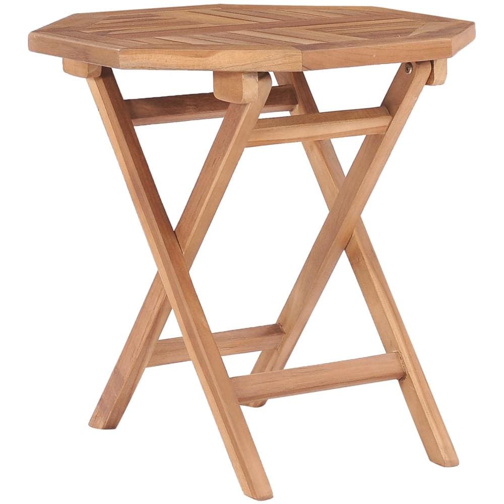 Tavolo Da Giardino Pieghevole 45x45x45 Cm In Legno Di Teak - Foto 1
