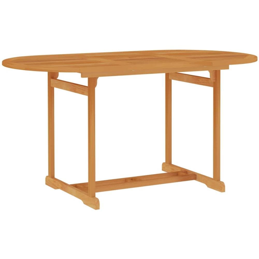 Set Da Pranzo Da Giardino 5 Pz In Legno Massello Di Teak - Foto 2