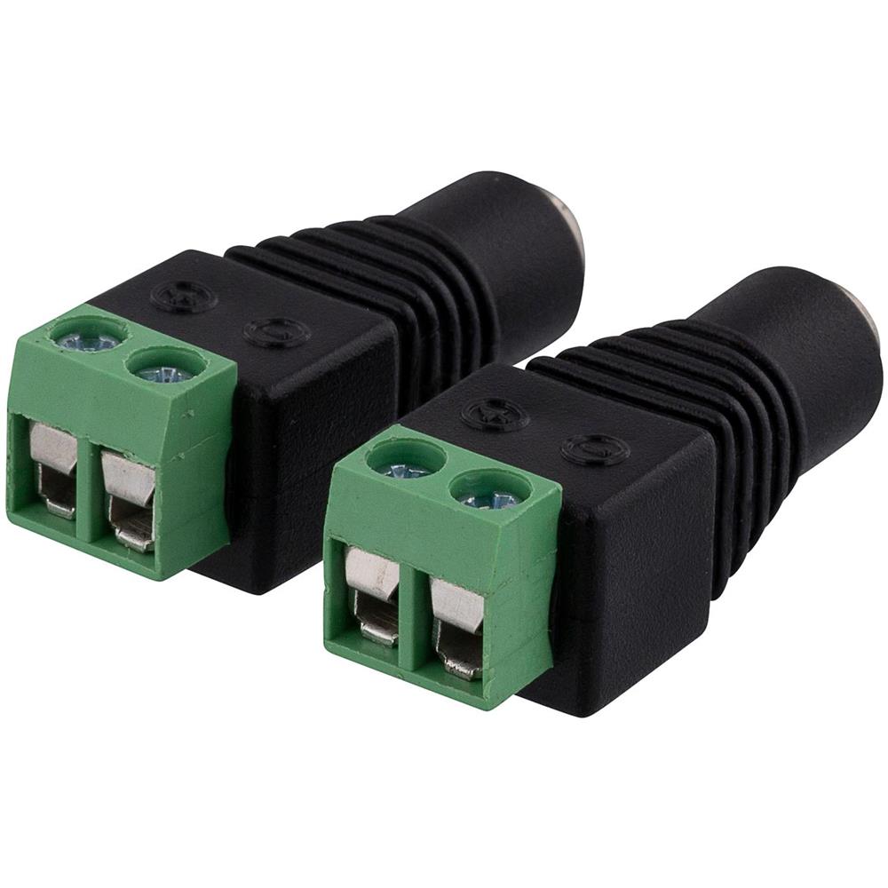 Morsettiera A Vite A 2 Pin Per 5,5 Cc, Confezione Da 2, Fissaggio A Vite, 5,5 Cc Femmina, - Foto 1