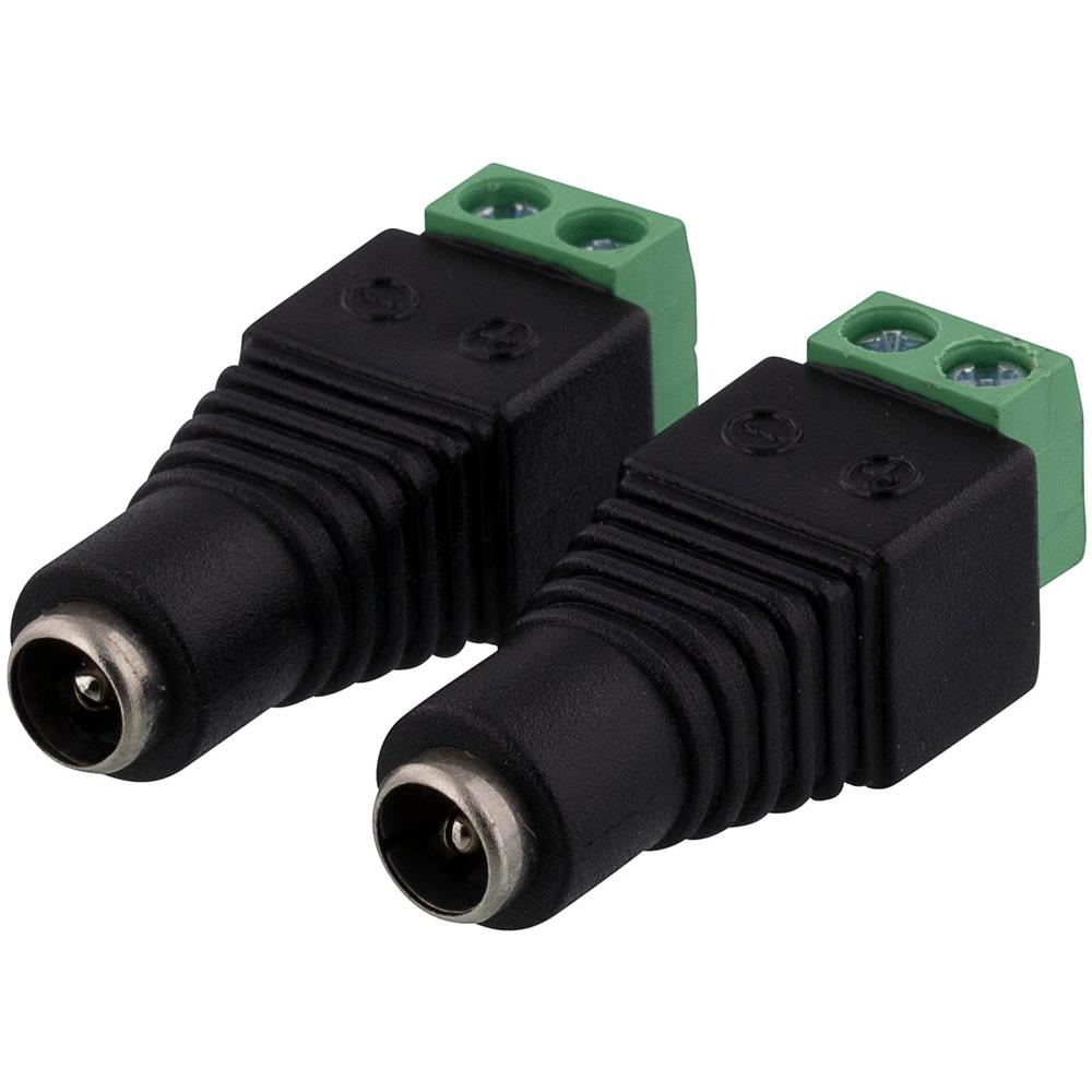 Morsettiera A Vite A 2 Pin Per 5,5 Cc, Confezione Da 2, Fissaggio A Vite, 5,5 Cc Femmina, - Foto 2