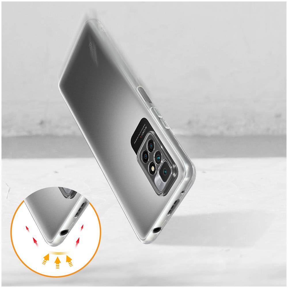 Cover Xiaomi Redmi 10 Silicone Flessibile Sottile Trasparente - Foto 2