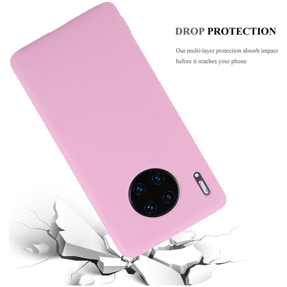 Custodia Compatibile Con Huawei Mate 30 Pro In Candy Rosa - Coperchio Protettivo In Silicone Tpu Flessibile - Foto 8