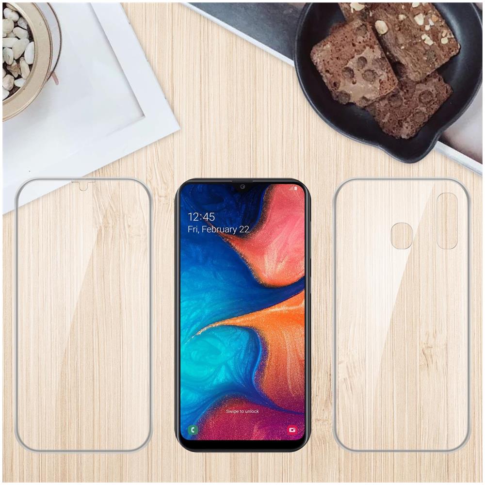 Custodia Compatibile Con Samsung Galaxy A20 / A30 In Transparente - 360° Full Body Copertura Protettiva - Protezione Anteriore E Posteriore, Protezione A Tutto Tondo Con Protezione Del Display - Foto 7
