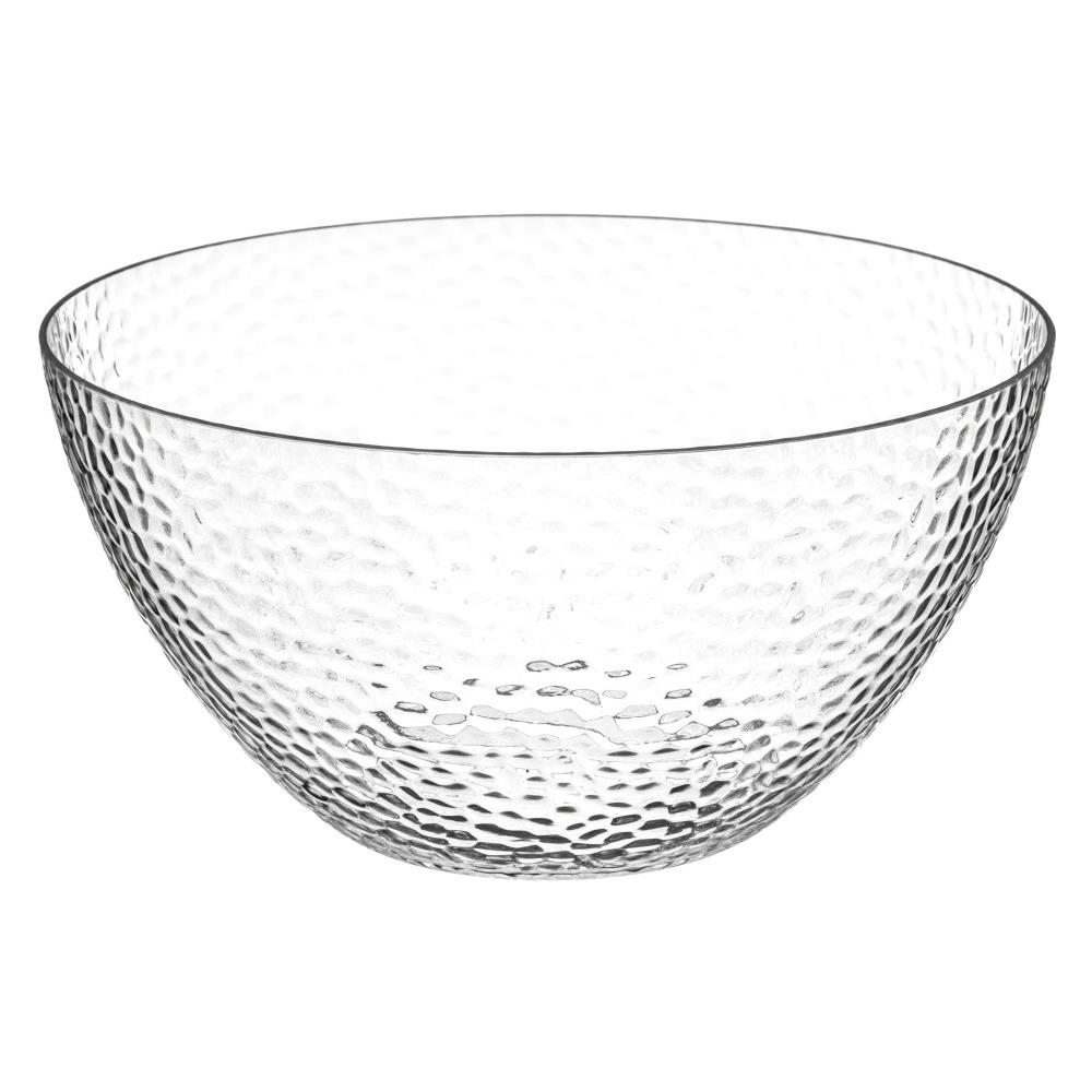 Insalatiera Estiva, Plastica, Ø 25,5 Cm, Trasparente - Foto 1