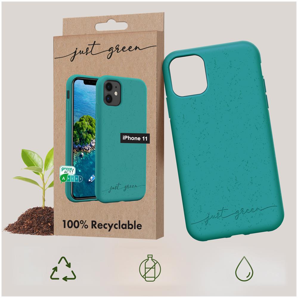 Cover Biodegradabile Per Iphone 11 Turchese - Foto 6
