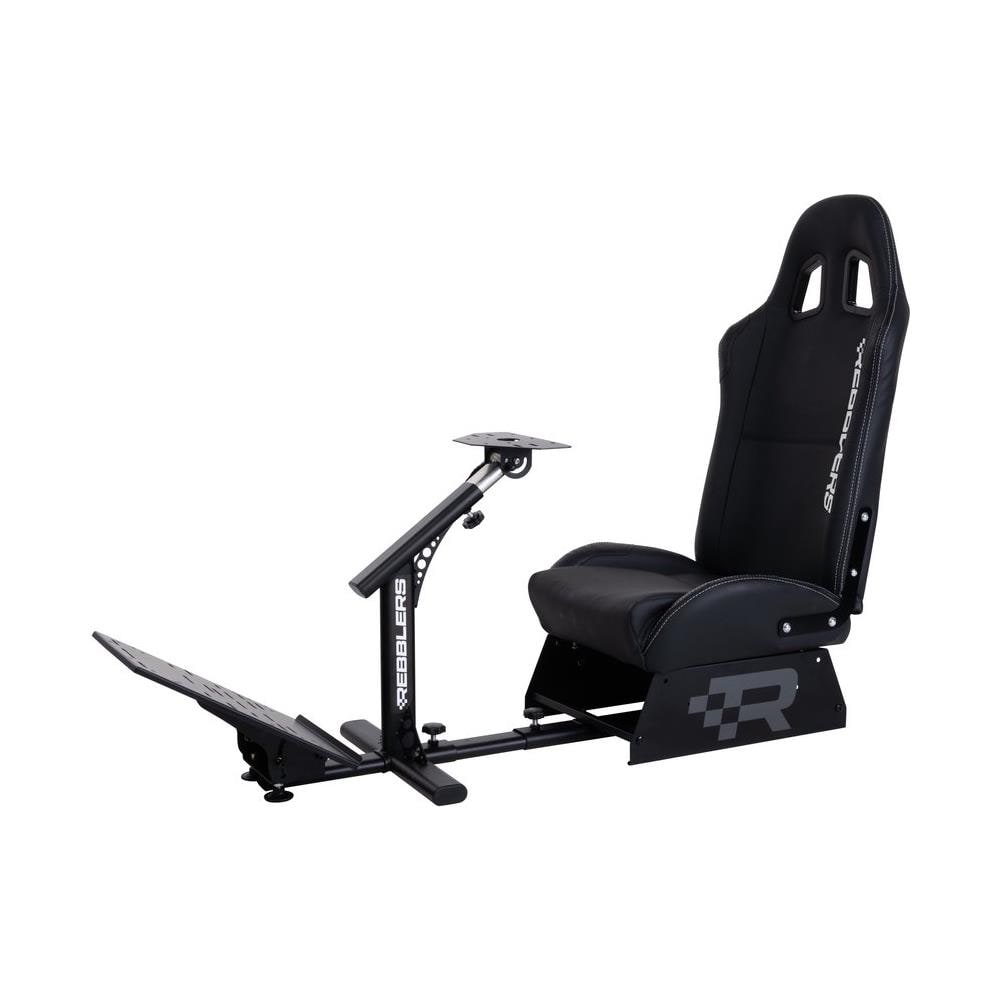 Gt - Supporto Universale Premium Per Simulatore Di Corse Con Sedile (nero) - Foto 1