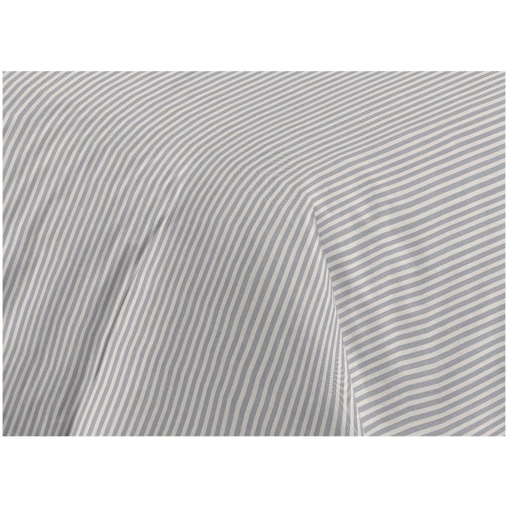 Sacco Copripiumino Piumone Letto In 100% Cotone Made Italy Vari Disegni Rp 2 Piazze Bastoncino Grigio - Foto 5