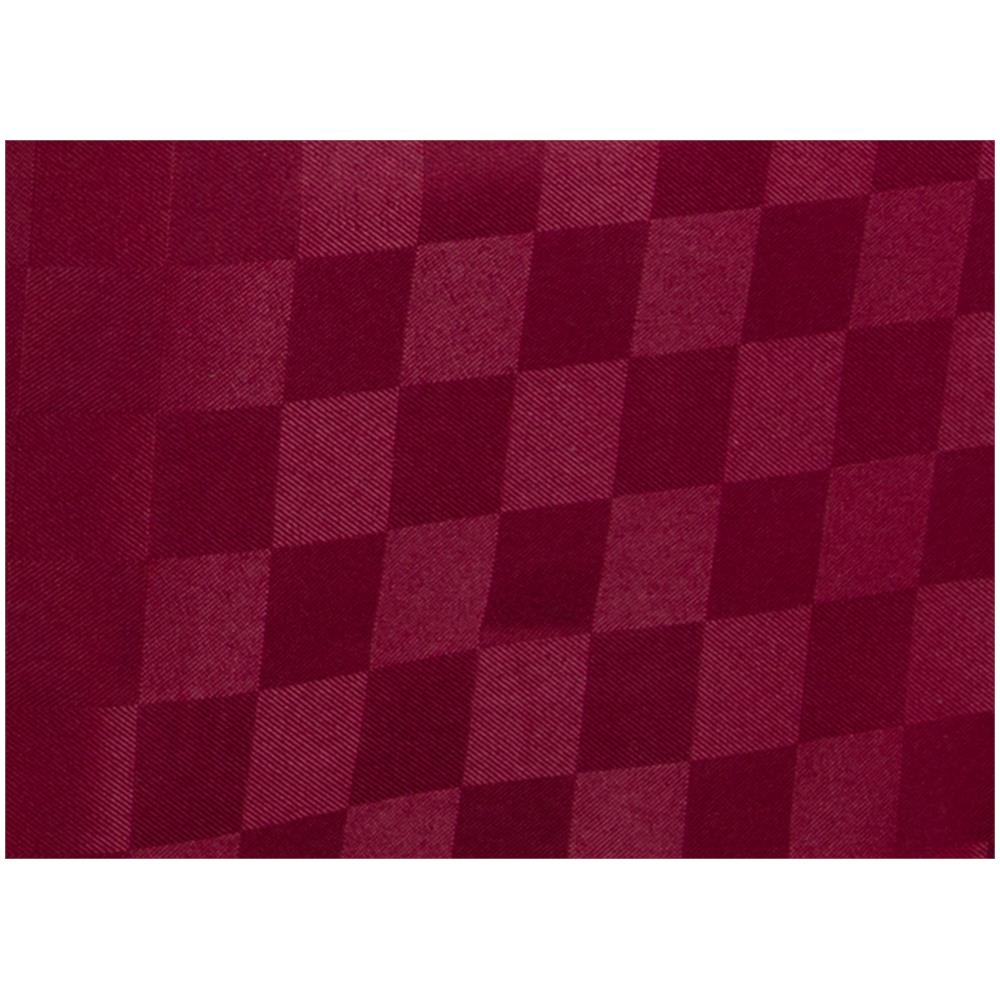 Tovaglia Cucina Soggiorno Antimacchia Idrorepellente Jacquard In Mod. Scaccomatto Bordeaux 140x140cm Bordeaux - Foto 5