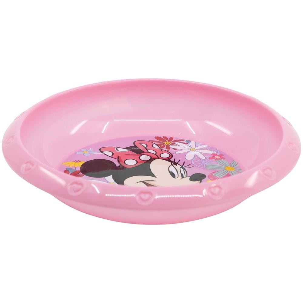 Disney Ciotola Rosa Per Bambini In Plastica Minnie Resistente Agli Urti Accidentali E Riutilizzabile - Foto 2