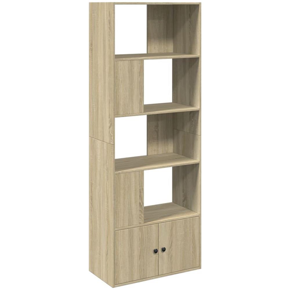 Libreria Rovere Sonoma 70x36x189 cm in Legno Multistrato - Foto 1