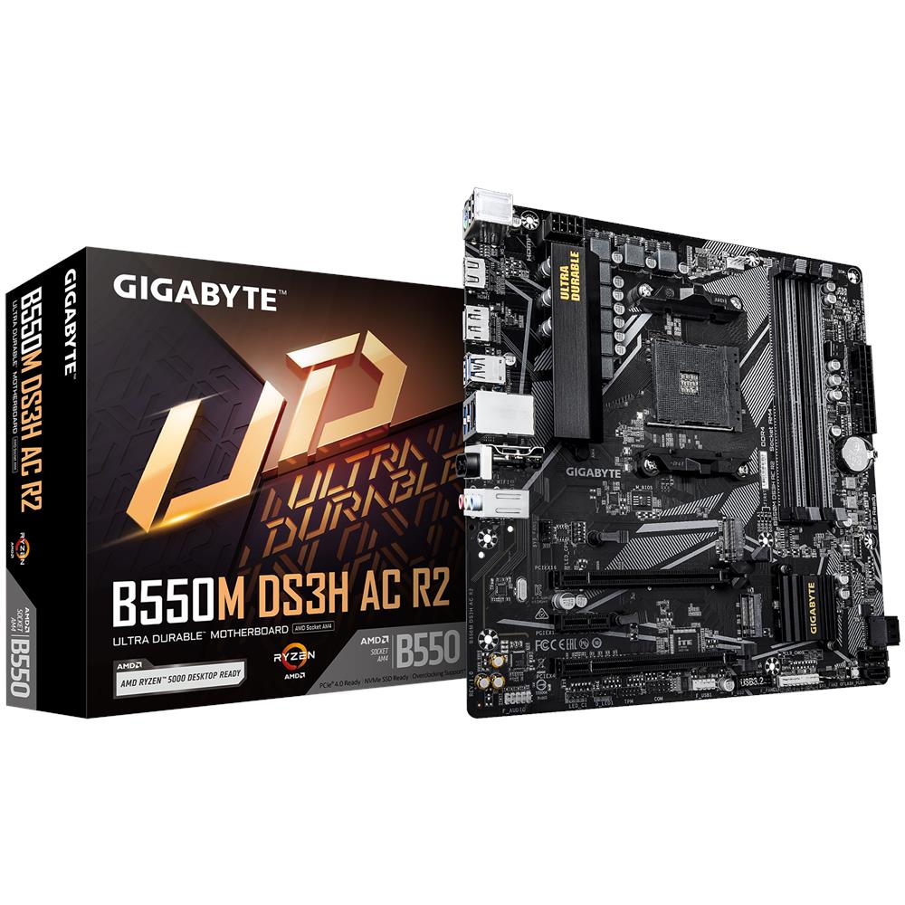 Scheda Madre B550M DS3H AC R2 Socket AM4 Chipset B550 microATX - Foto 1
