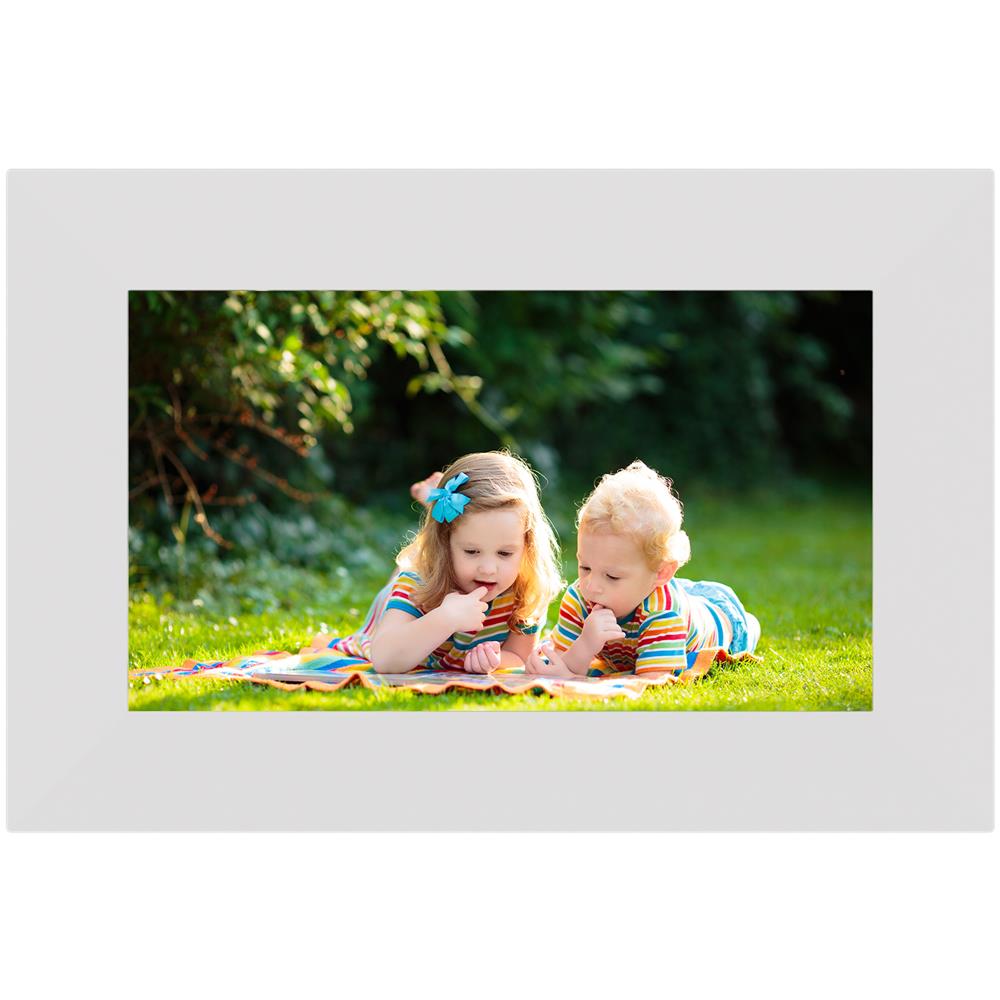 F07W cornice per foto digitali Bianco 17,8 cm (7") Touch screen Wi-Fi - Foto 2