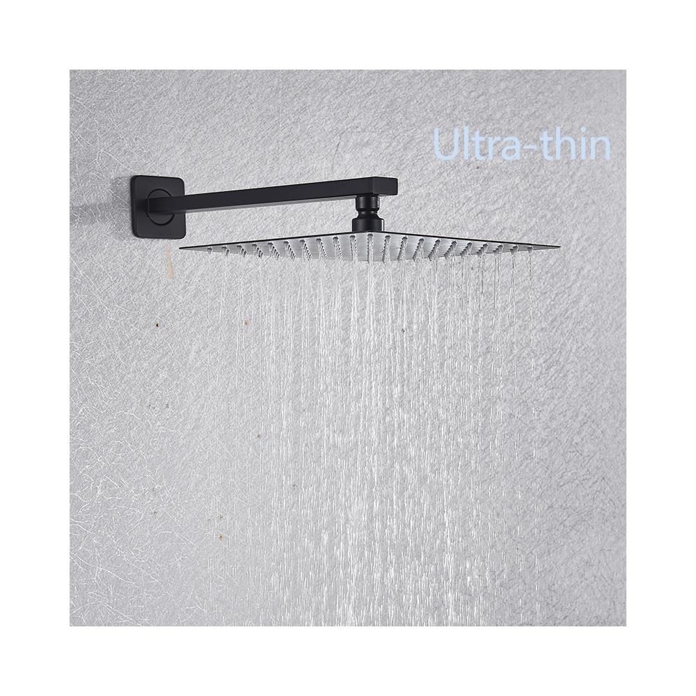 Set miscelatore doccia, Blackswan, tipo M73.24, modello nero opaco, dimensioni 40x40 cm - Foto 4