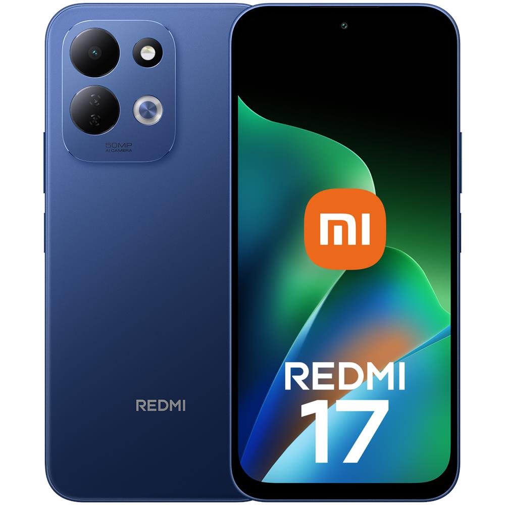 Redmi 17 4G 128GB 4GB Ram Display 6.9" HD 120Hz Main Camera 50MP Selfie 8MP DualSim Ibrida HyperOS3 Helio G91 Ultra 7500mAh Deep Blue - Foto 1