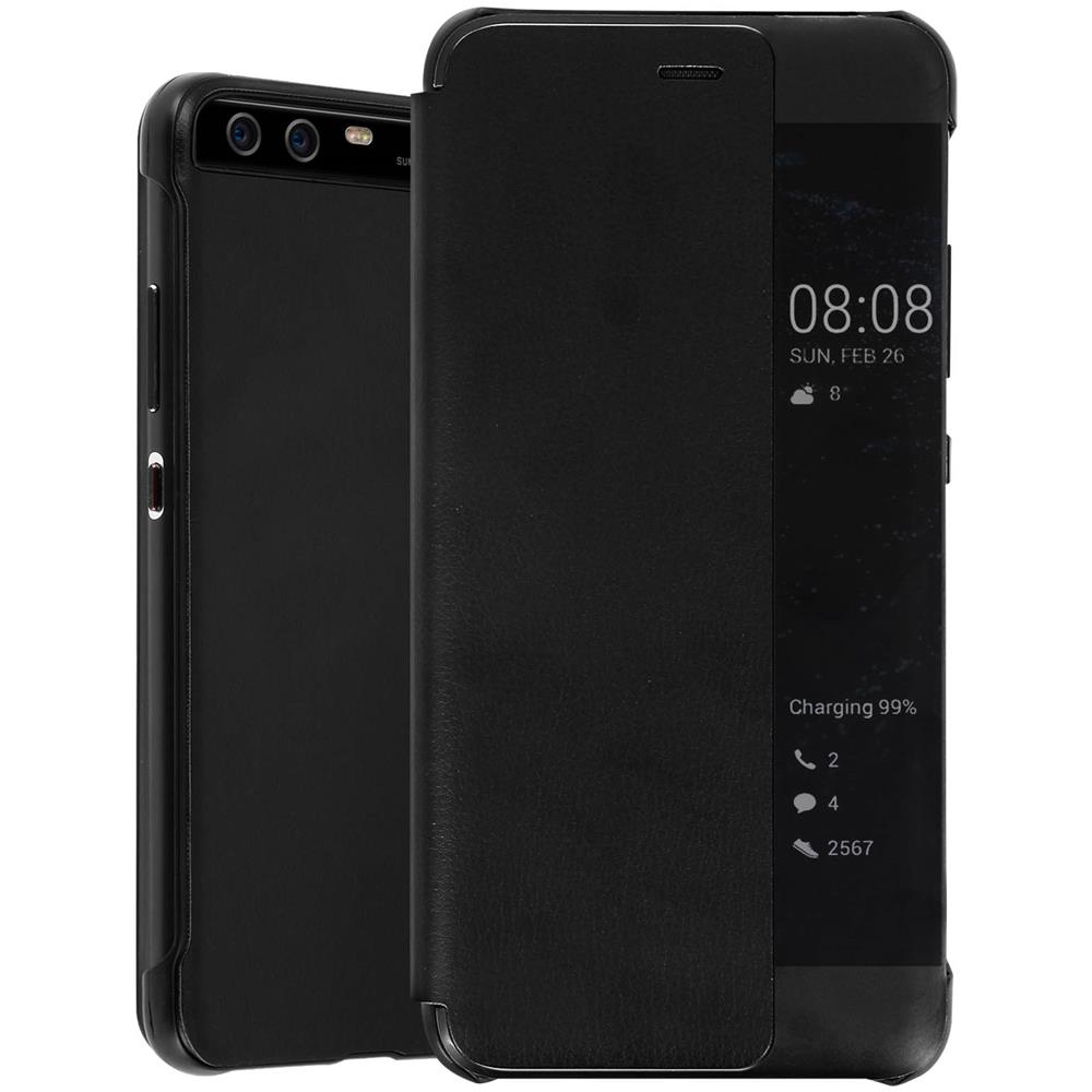 Custodia Smart View Con Finestra Verticale Per Huawei P10 - Nera - Foto 1