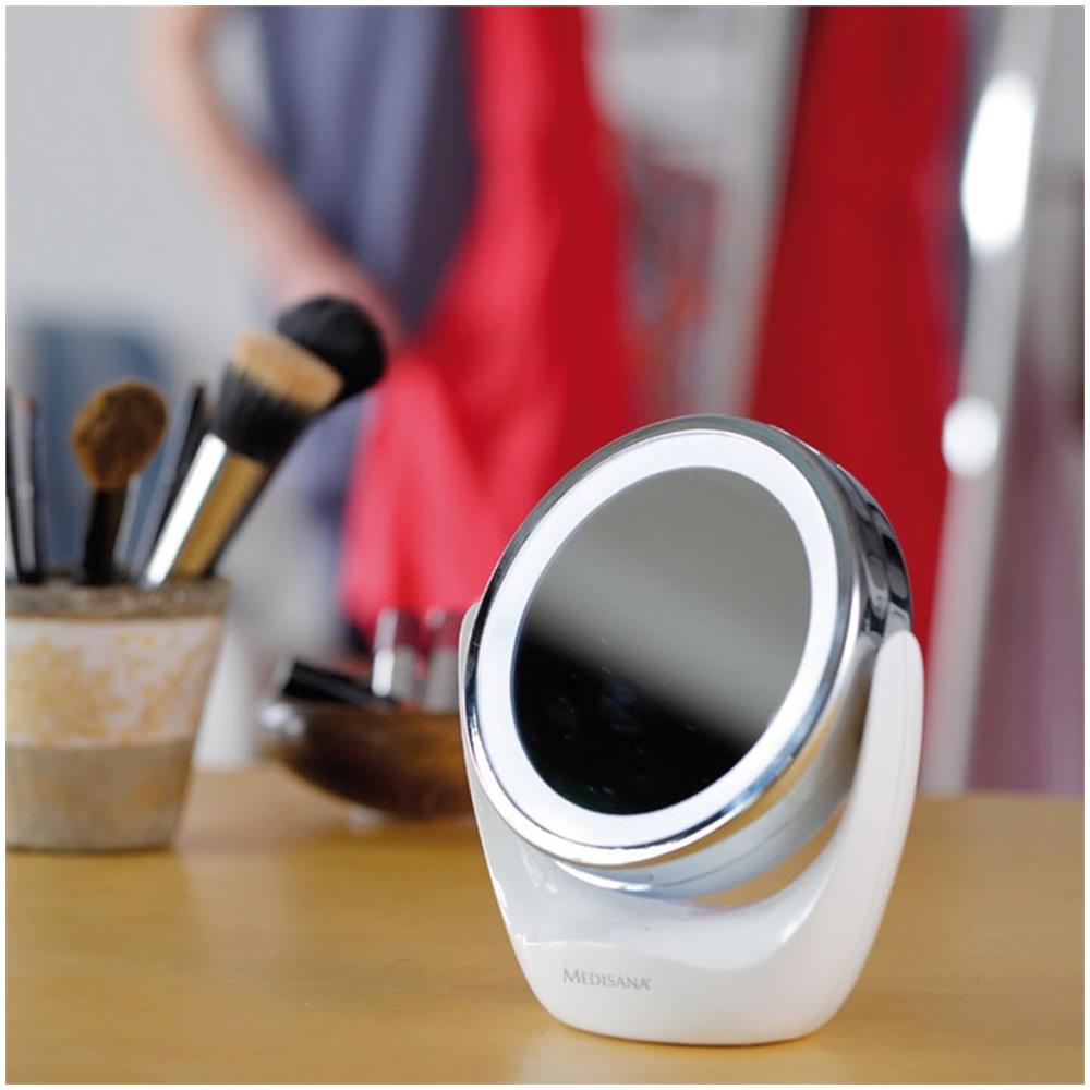 Specchio Da Trucco 2-in-1 Cm 835 12 Cm Bianco 88554 - Foto 2