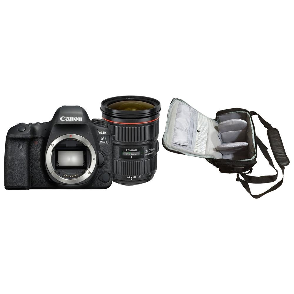6d Mark Ii + Ef 24-70mm F / 4l Is Usm + Borsa - Foto 1