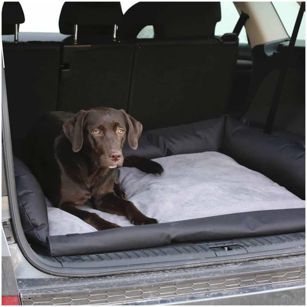 Cuccia Per Auto 95x75x16 Cm Grigio E Nero 80584 - Foto 2