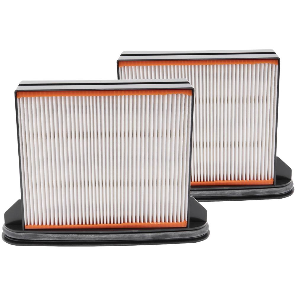 2x Filtro Per Aspirapolvere Per Berner Bwdvc Perm M Bg, Top Perm, Top Permanent Filtro Hepa / a Pieghe / a Umido - Foto 1