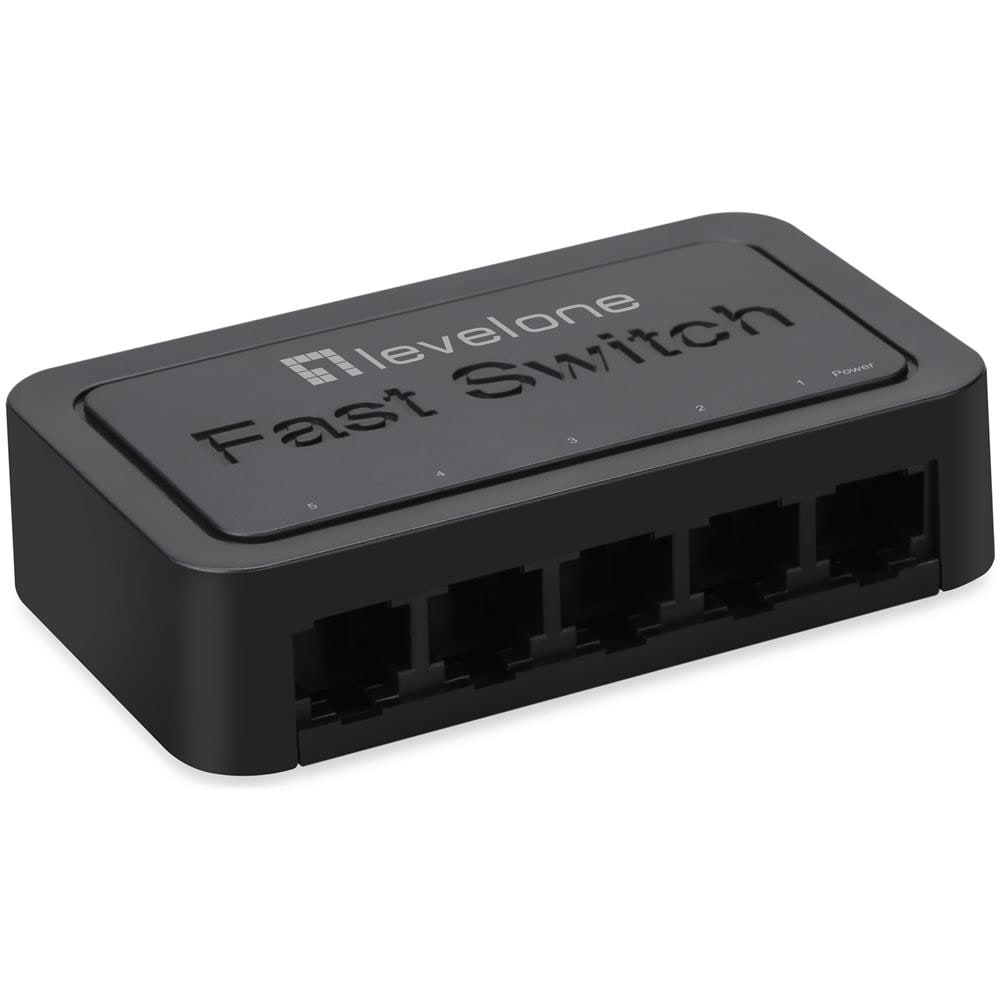 FEU-0512 switch di rete Non gestito Fast Ethernet (10/100) Nero - Foto 1