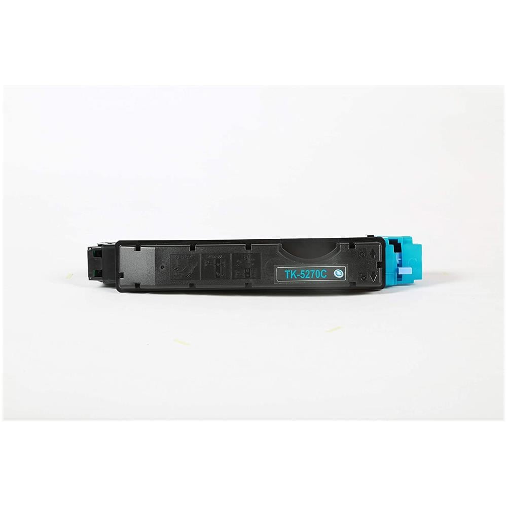 TONER COMPATIBILE - Kyocera Tk-5270c Ciano 1t02tvcnl0 Per Ecosys M6230cidn, Ecosys M6630cidn, Ecosys P6230cdn Fornito Di Intelligent Chip Capacità 6000 Copie Made In Italy - Foto 2
