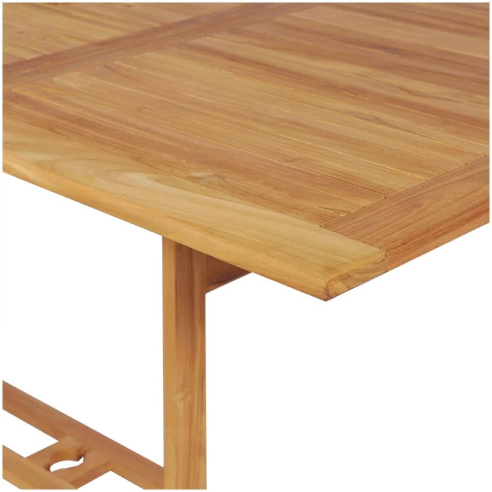 Set Da Pranzo Da Giardino 7 Pz In Legno Massello Di Teak - Foto 2