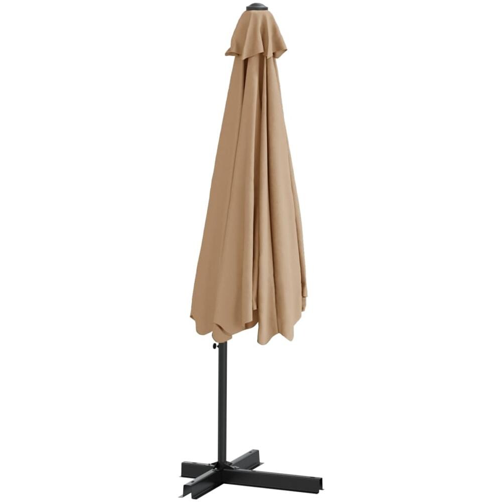 Ombrellone da Esterni con Palo in Acciaio 300 cm Grigio Talpa - Foto 2