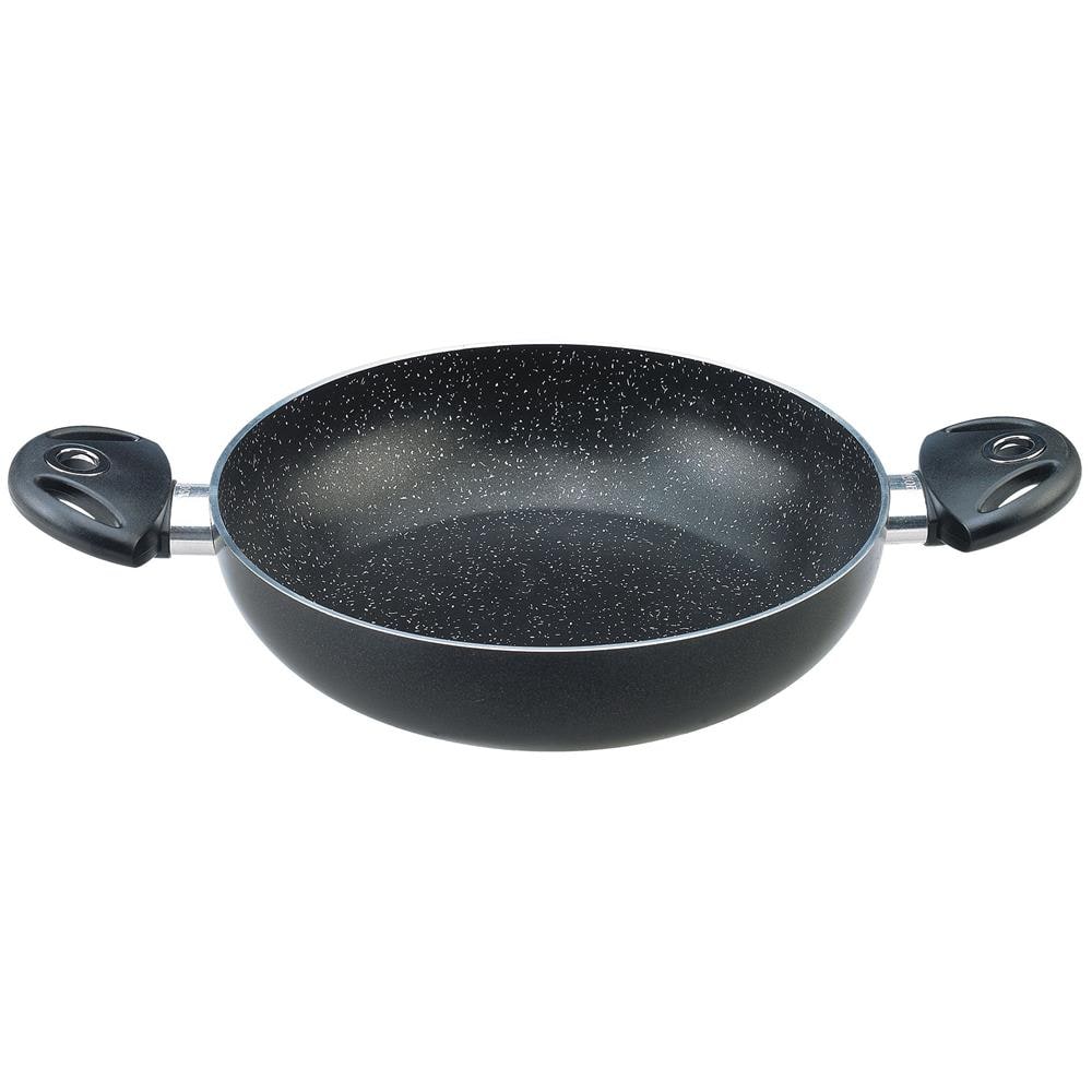 Tegame 2 maniglie Biostone, Ø cm 28, Acciaio inox / Alluminio - Foto 1