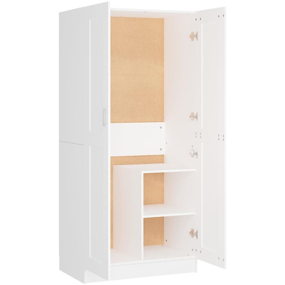 Armadio Bianco 82,5x51,5x180 cm in Legno Multistrato - Foto 2