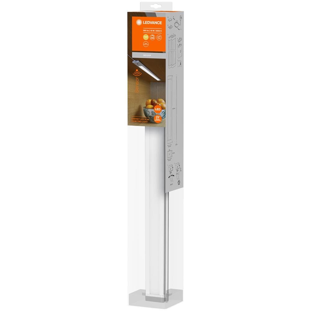 Ledvance Apparecchio A Bassa Tensione Con Alimentatore Esterno, Per Armadi E Sottopensili Led Slim / 18 W, 220…240 V, Ampiezza Fascio Luminoso: 110°, Bianco Caldo, 3000 K, Materiale: Polycarbonat (pc) / acrylnitril, Ip20 - Foto 4