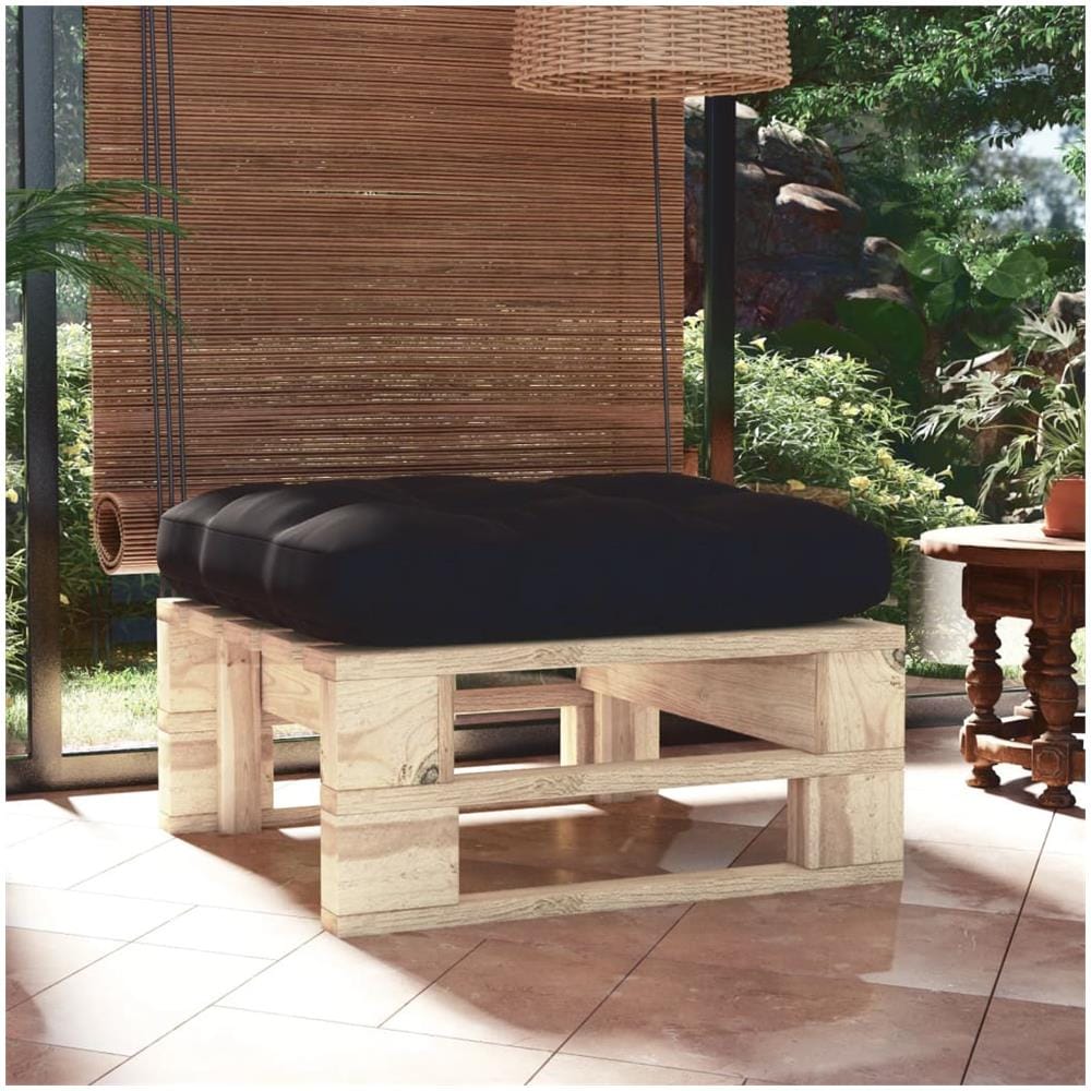 Ottomana Da Giardino Su Pallet In Legno Di Pino Impregnato - Foto 1