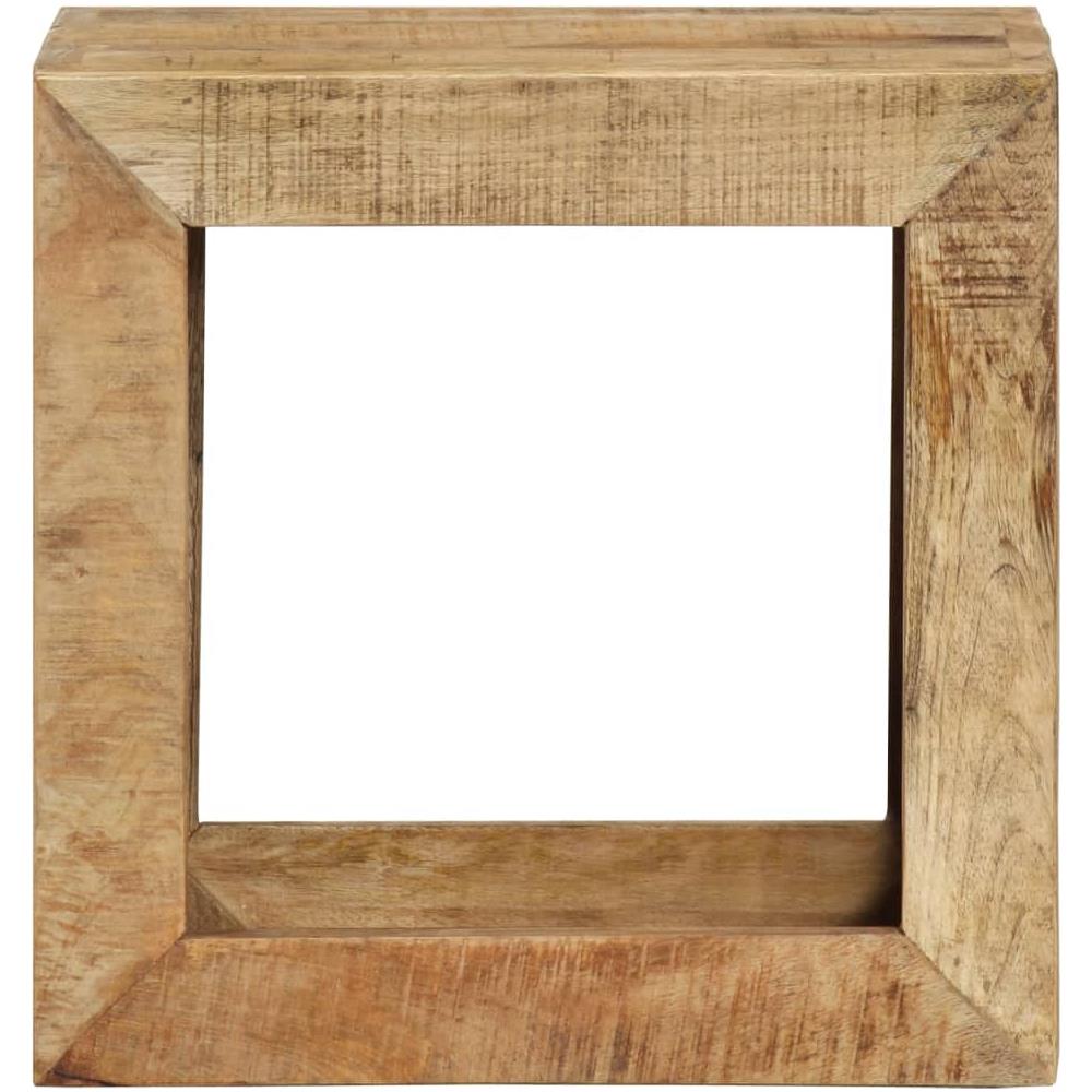 Sgabello 40x30x40 Cm In Legno Massello Di Mango - Foto 2