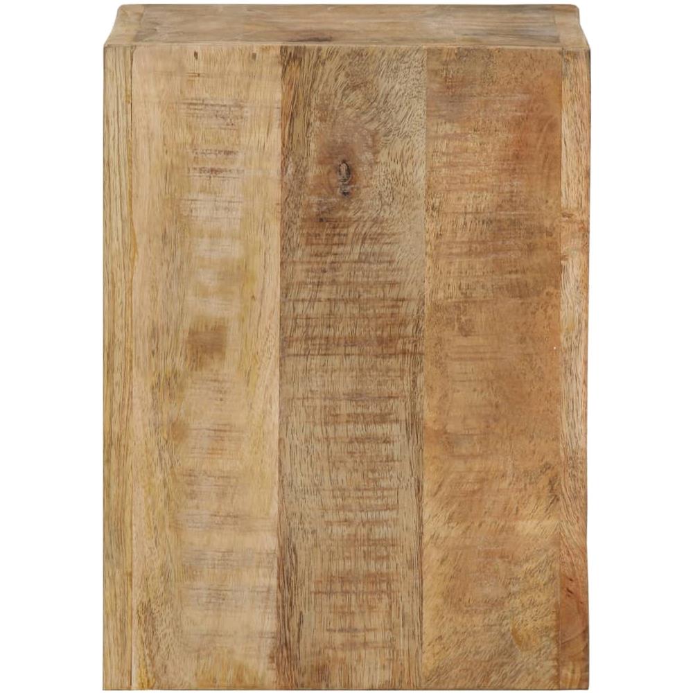 Sgabello 40x30x40 Cm In Legno Massello Di Mango - Foto 3