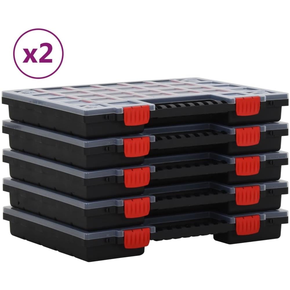 Scatole Di Assortimento 10 Pz 40x30x5 Cm Polipropilene - Foto 1