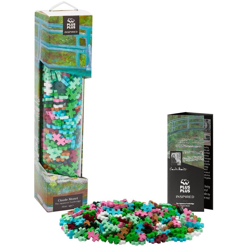 Ispirato - Monet, La Passerella Giapponese - 350 Pezzi - Giocattolo Da Costruzione Con Estremità Aperta, Costruzione Artistica, Mini Blocchi Puzzle Ad Incastro - Foto 1