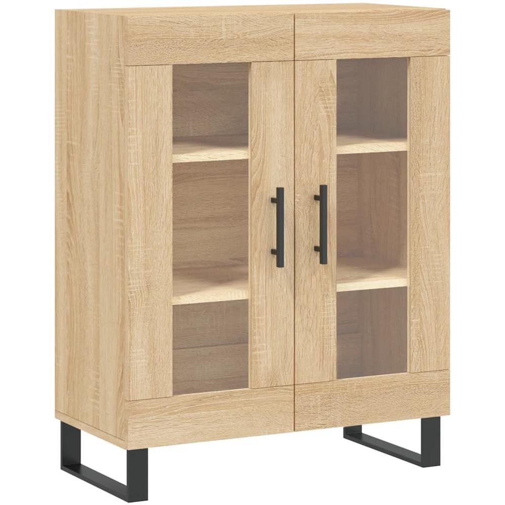 Credenza Rovere Sonoma 69,5x34x90 Cm In Legno Multistrato - Foto 2