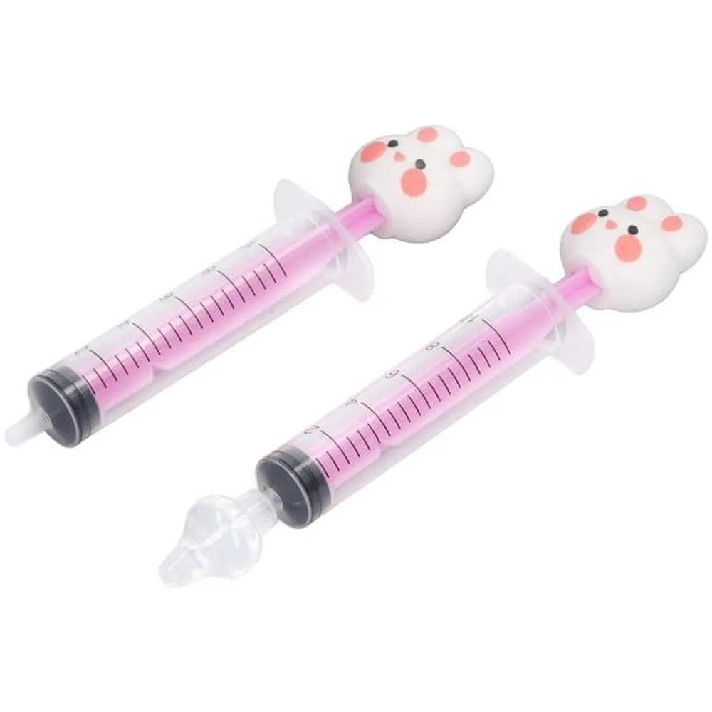 2 Siringhe Per Lavaggi Nasali Bambini - Coniglietto, Rosa - Foto 2
