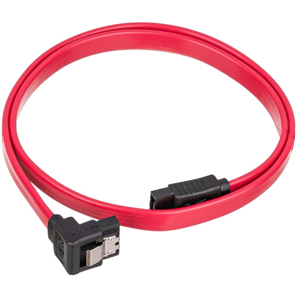 AK-CA-51 cavo SATA 0,5 m Nero, Rosso - Foto 1