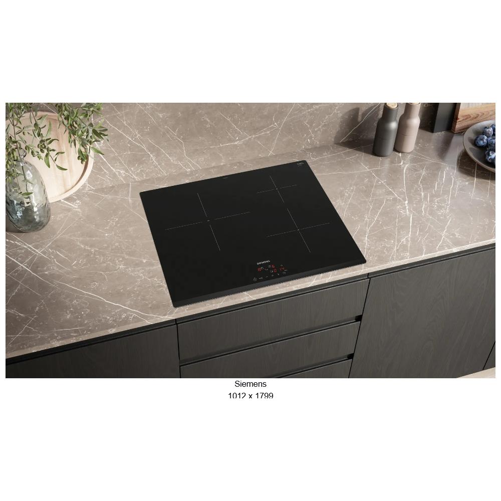 Piano Cottura EU63KBJB5E a Incasso 3 Zona Cottura da 60cm Colore Nero - Foto 4