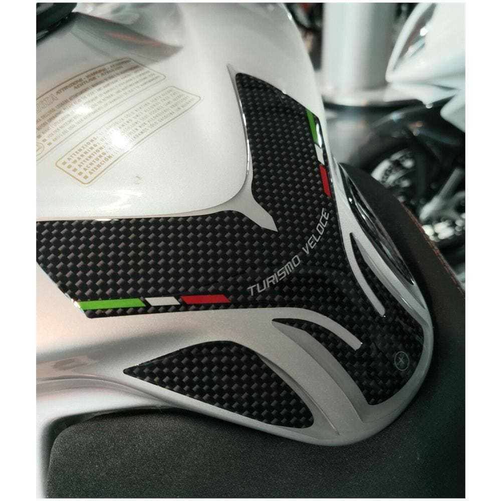 Paraserbatoio 3D Protezione Serbatoio Moto Compatibile Mv Agusta Turismo Veloce - Foto 2